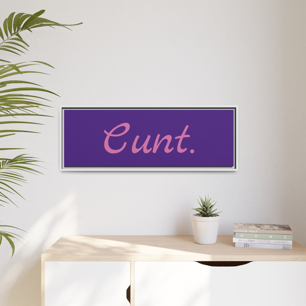 Matte Canvas, Framed (Multi-color)