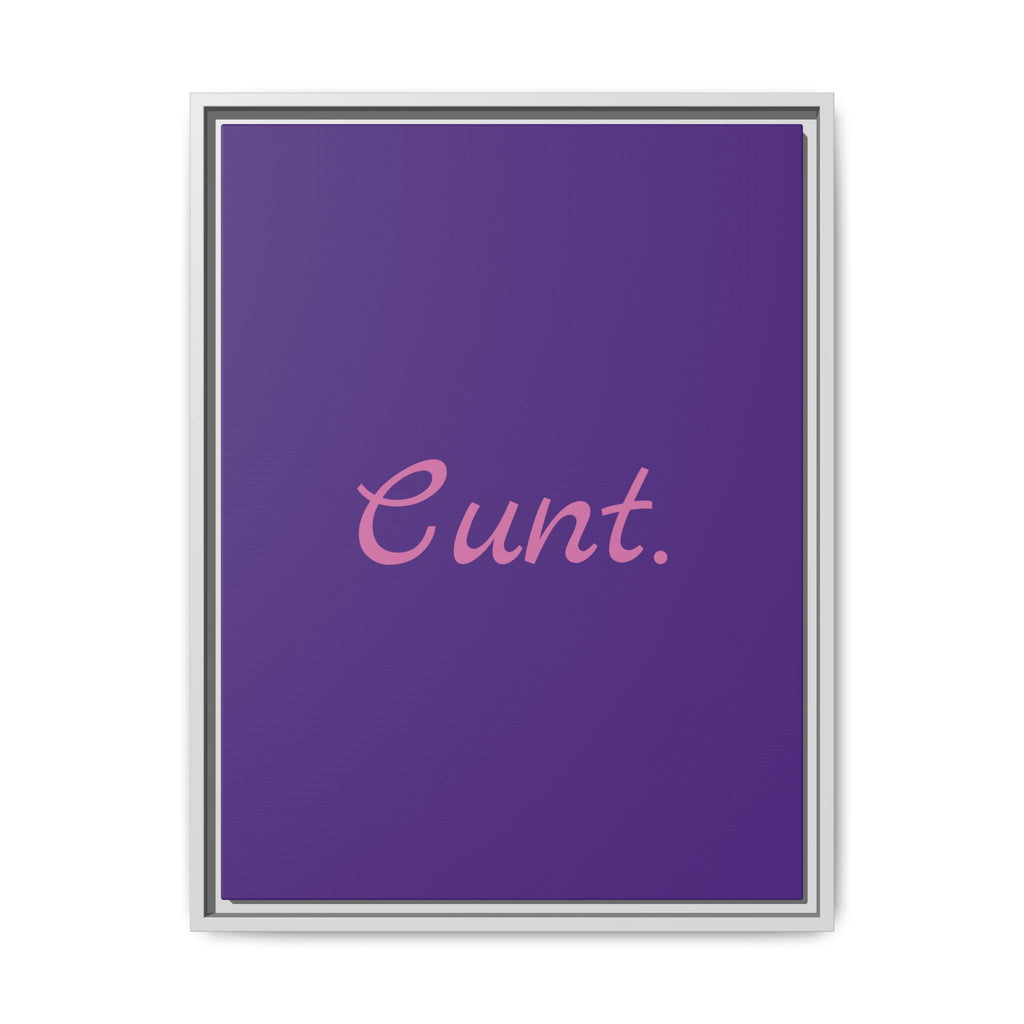Matte Canvas, Framed (Multi-color)