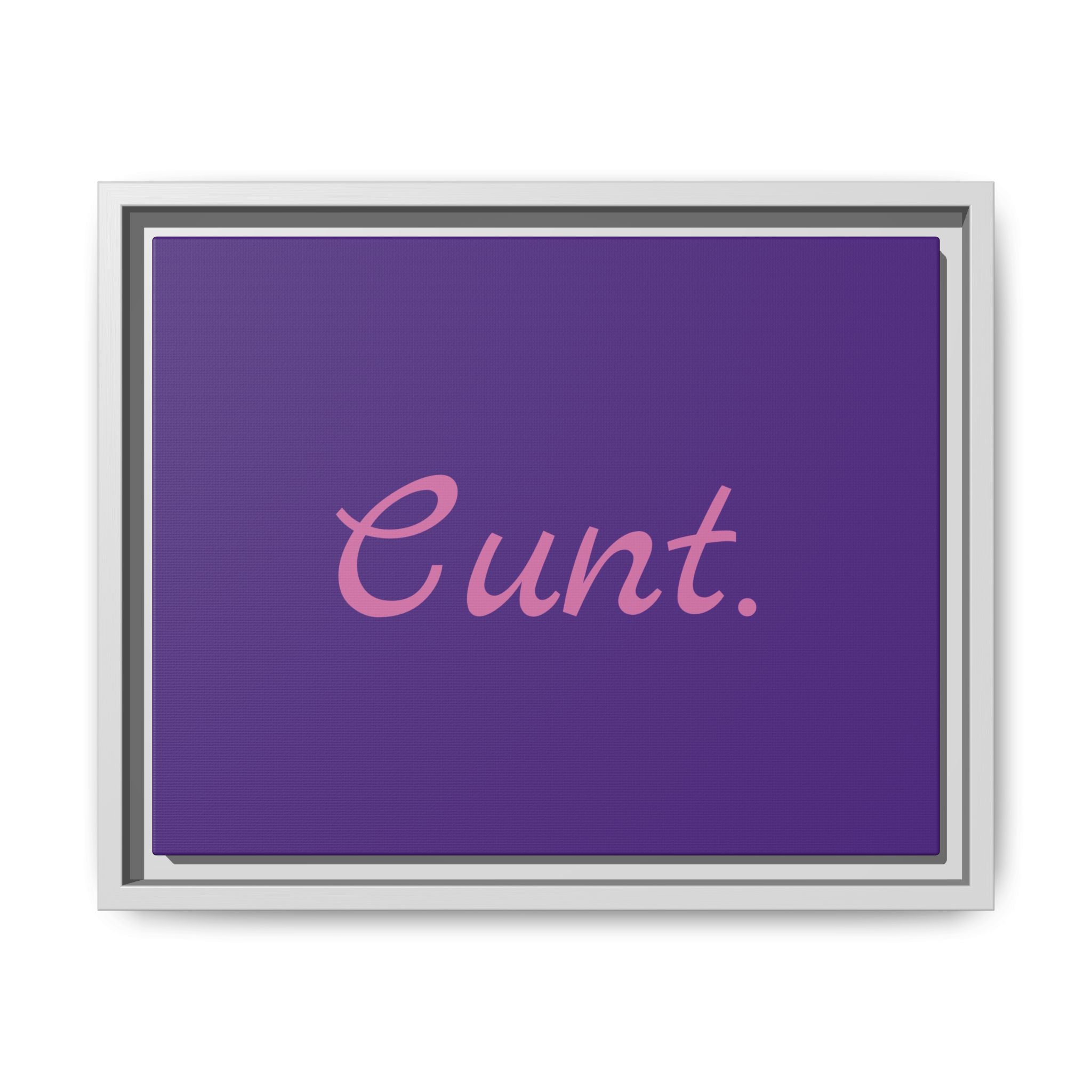 Matte Canvas, Framed (Multi-color)