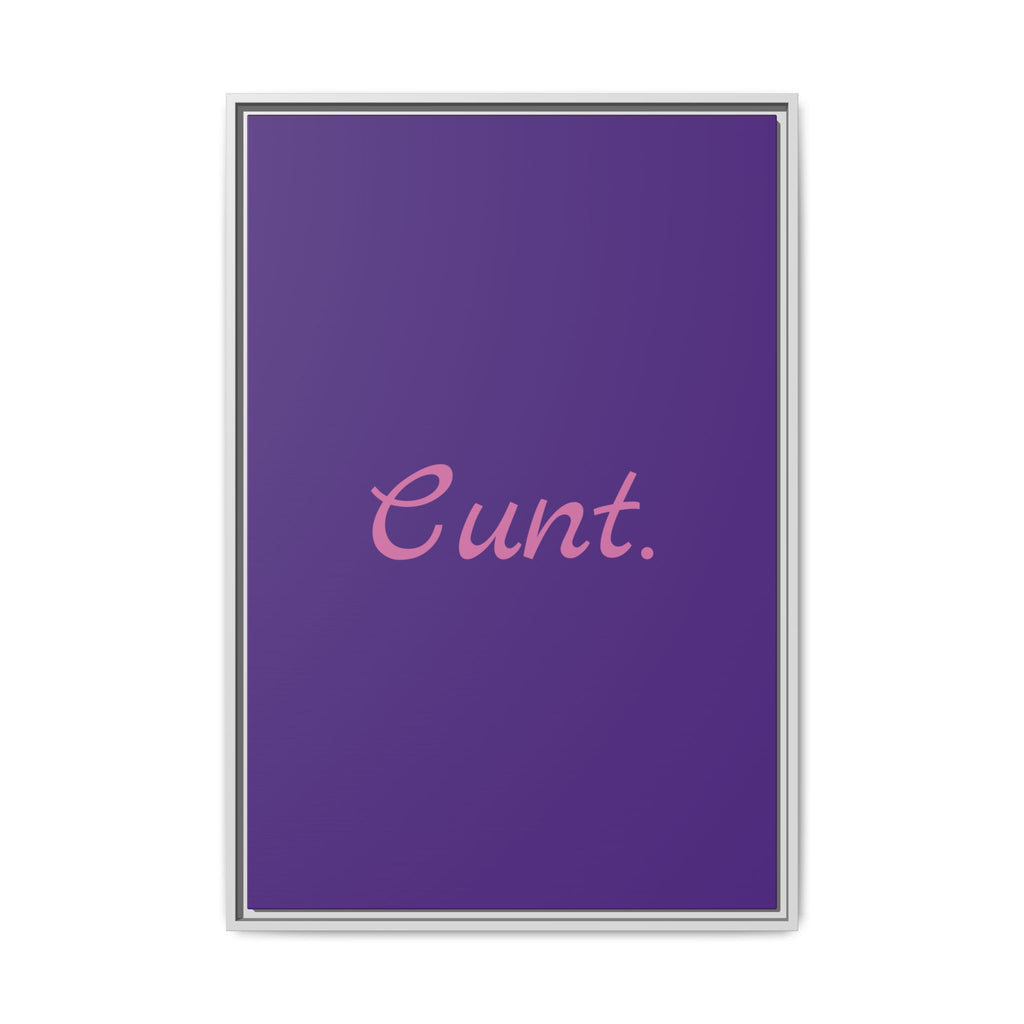 Matte Canvas, Framed (Multi-color)
