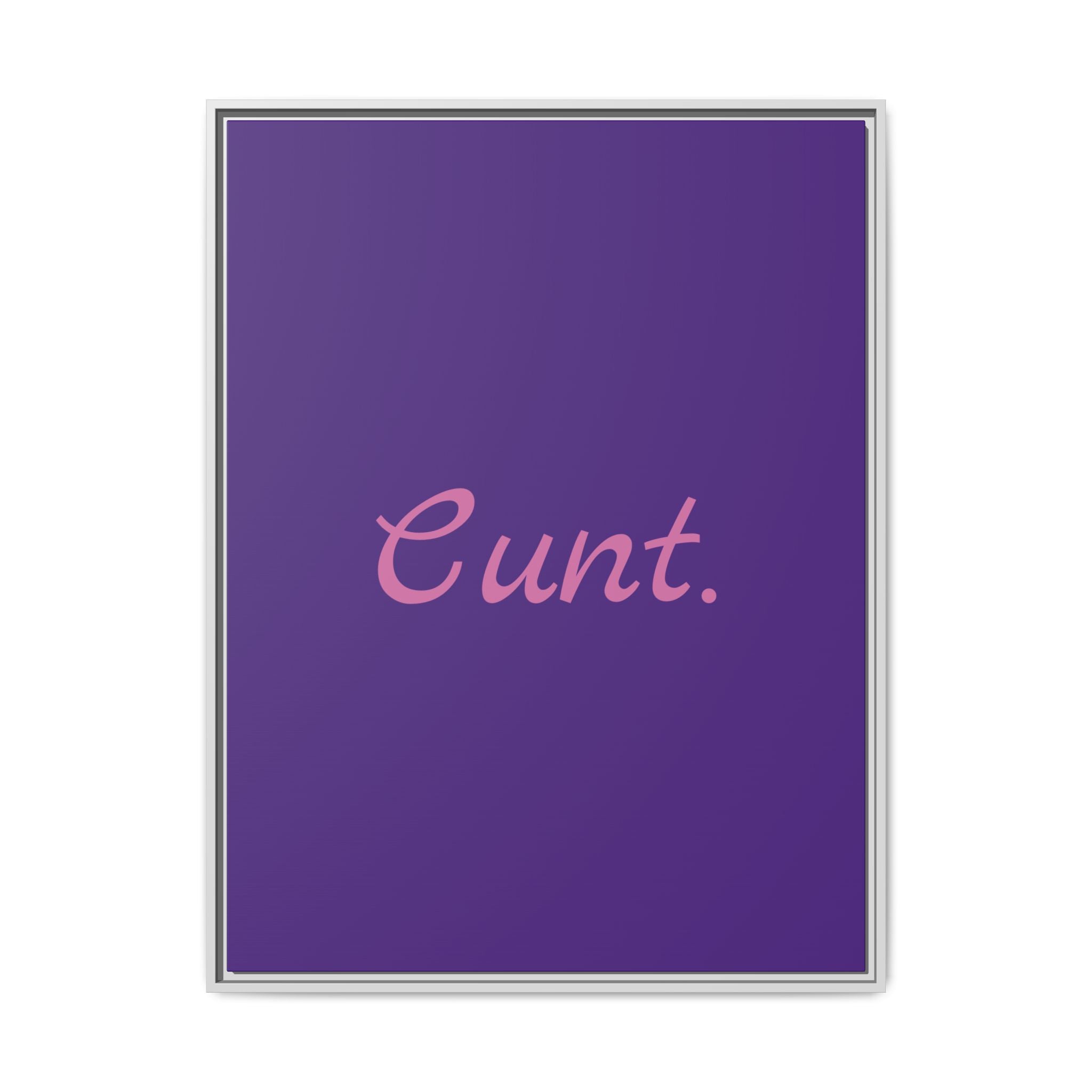 Matte Canvas, Framed (Multi-color)