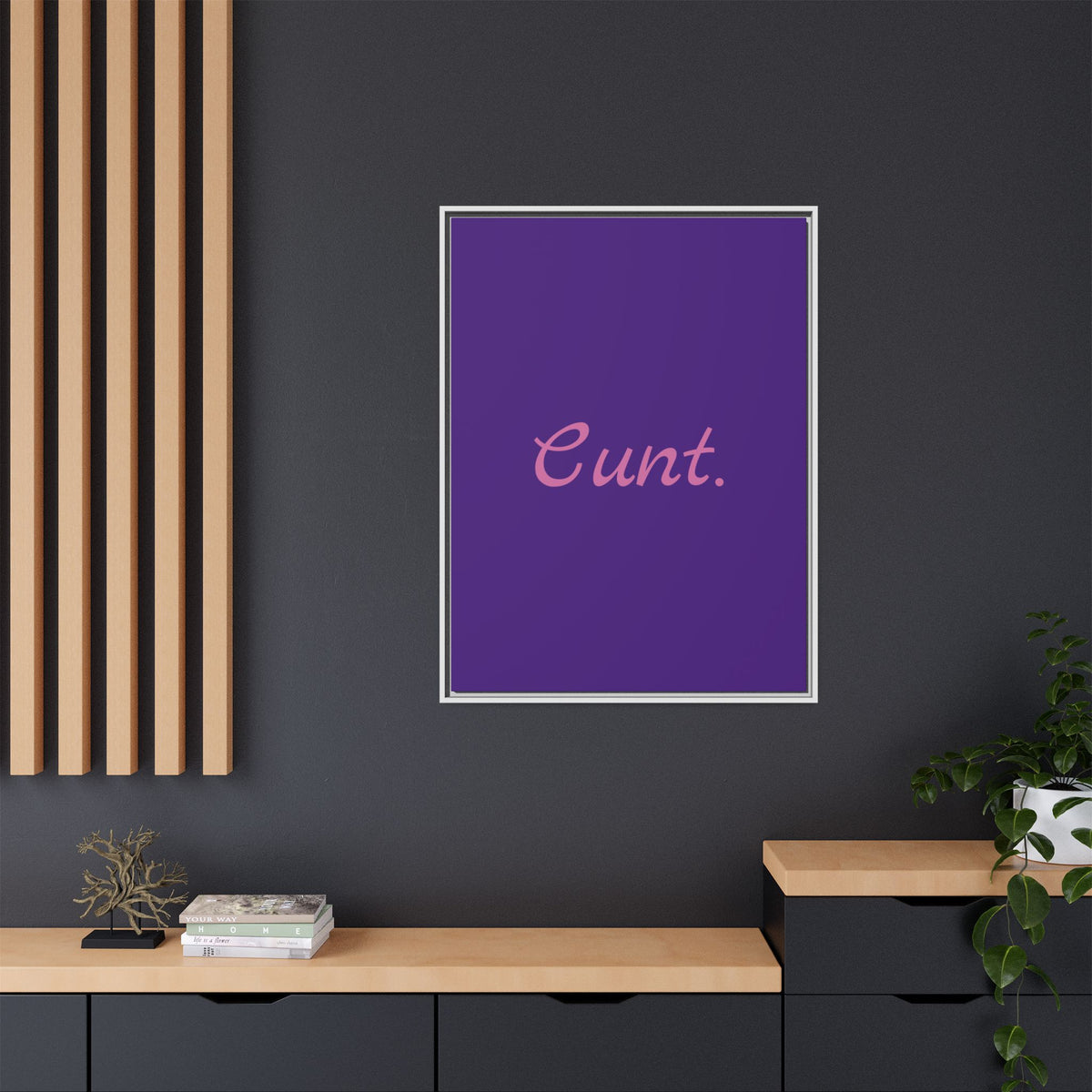 Matte Canvas, Framed (Multi-color)