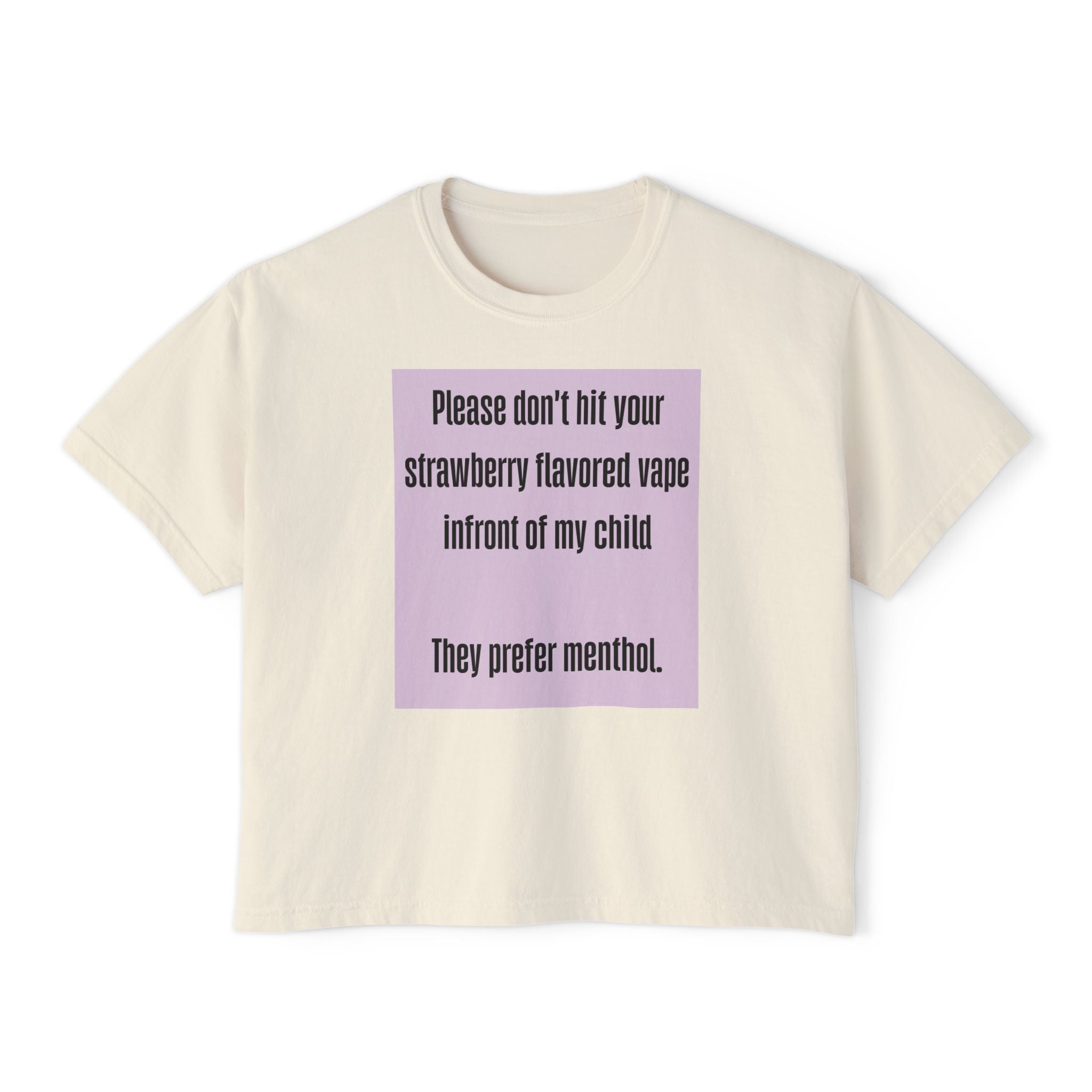 Funny Tee woman’s boxy tee
