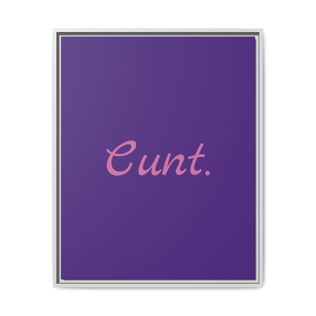 Matte Canvas, Framed (Multi-color)