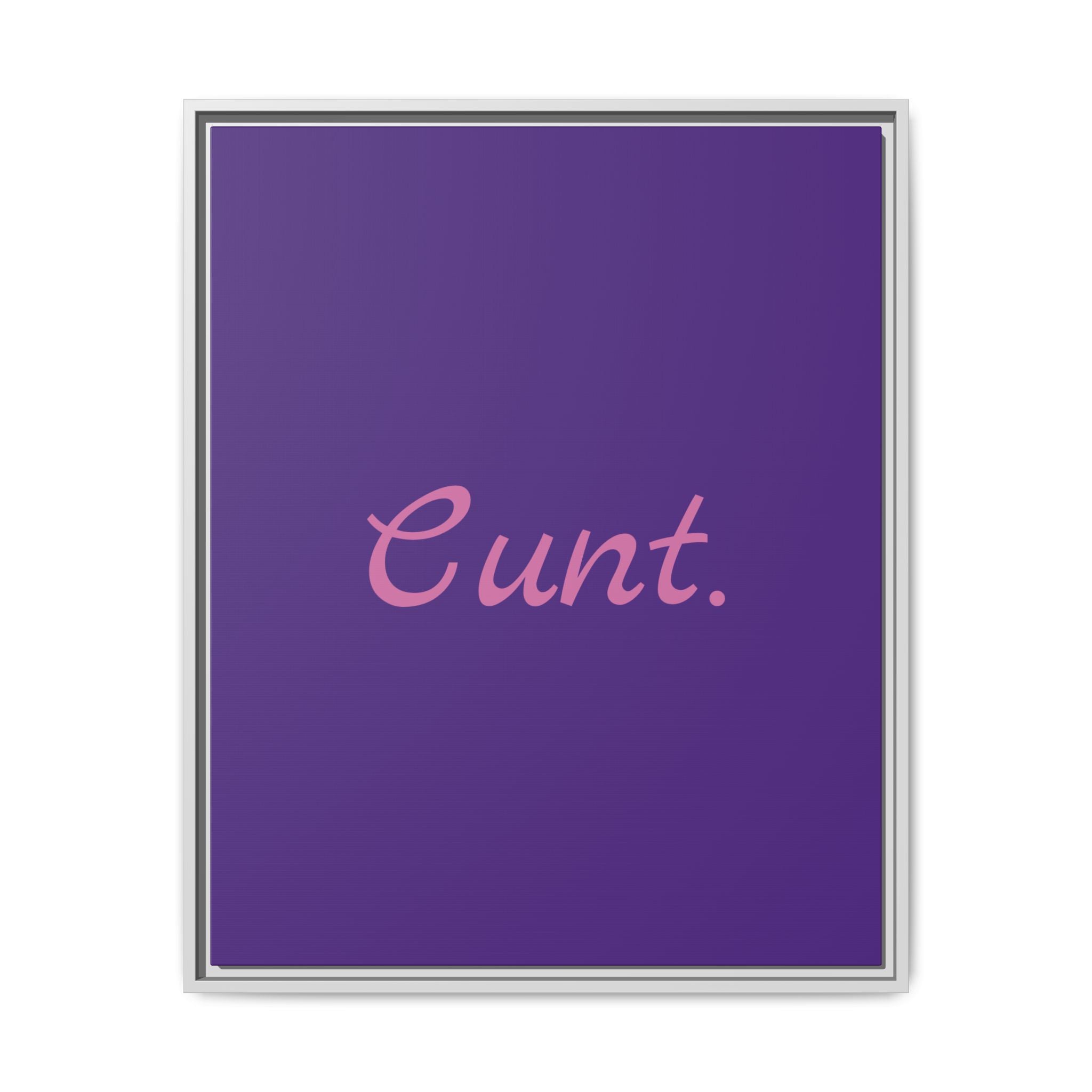 Matte Canvas, Framed (Multi-color)