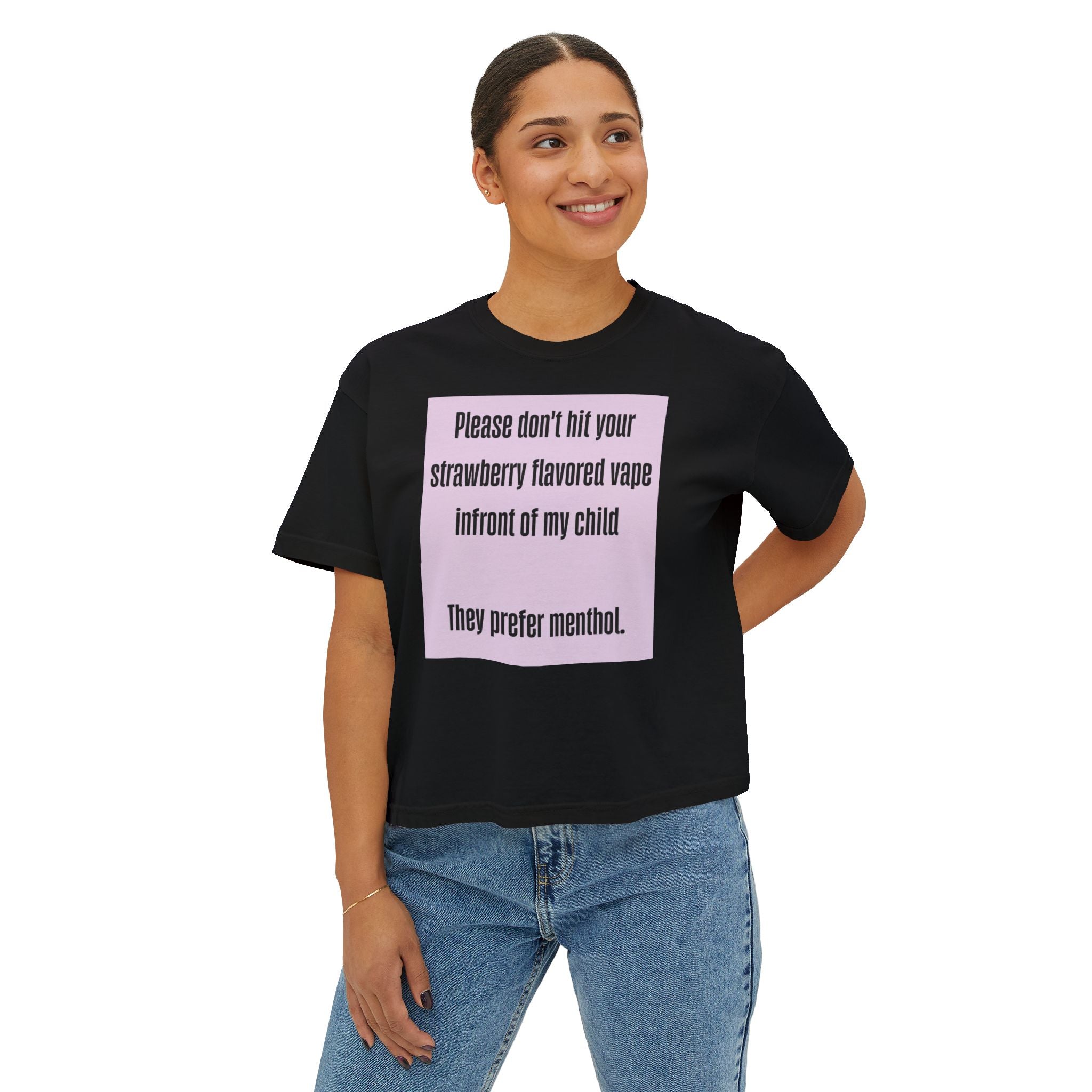 Funny Tee woman’s boxy tee