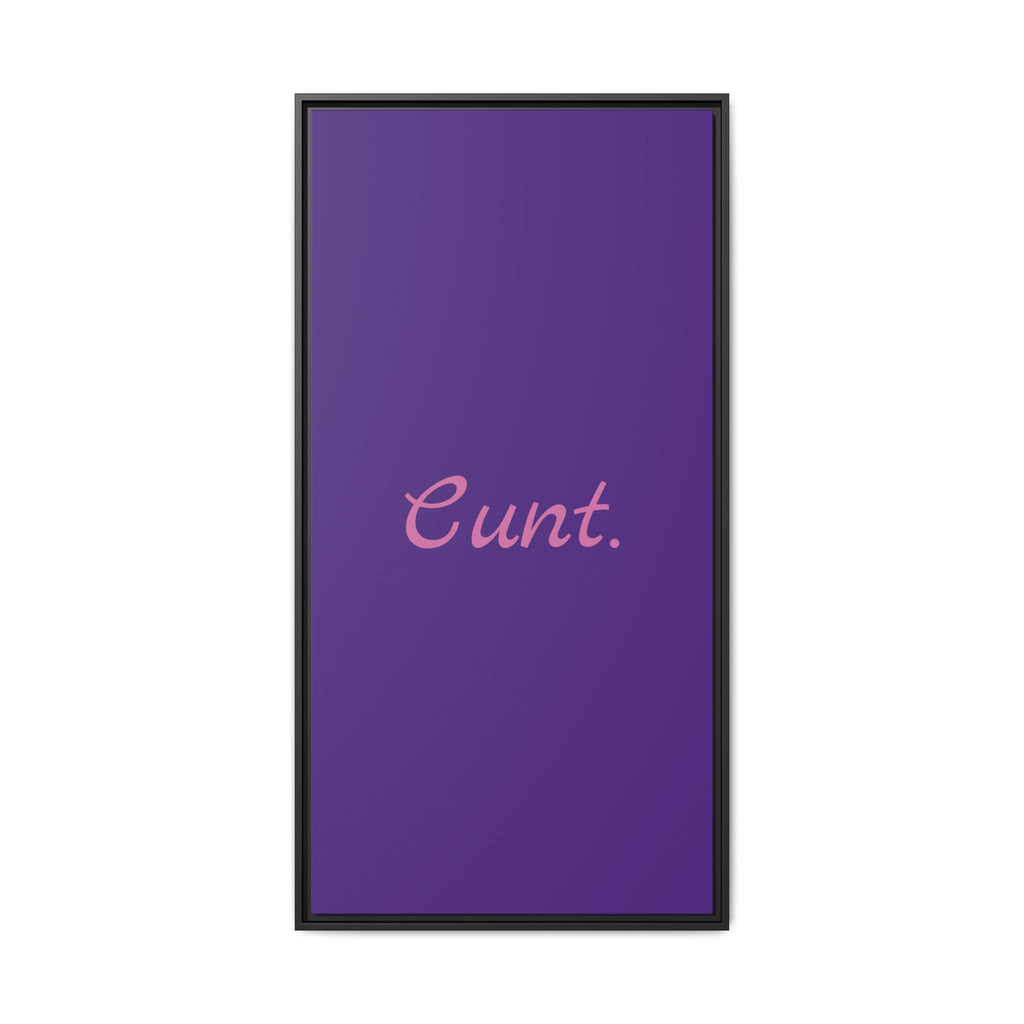 Matte Canvas, Framed (Multi-color)