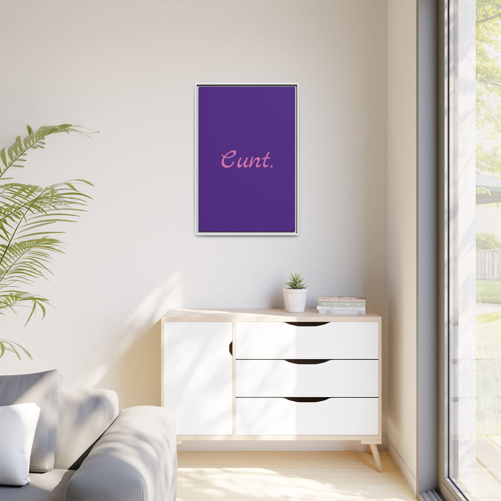 Matte Canvas, Framed (Multi-color)