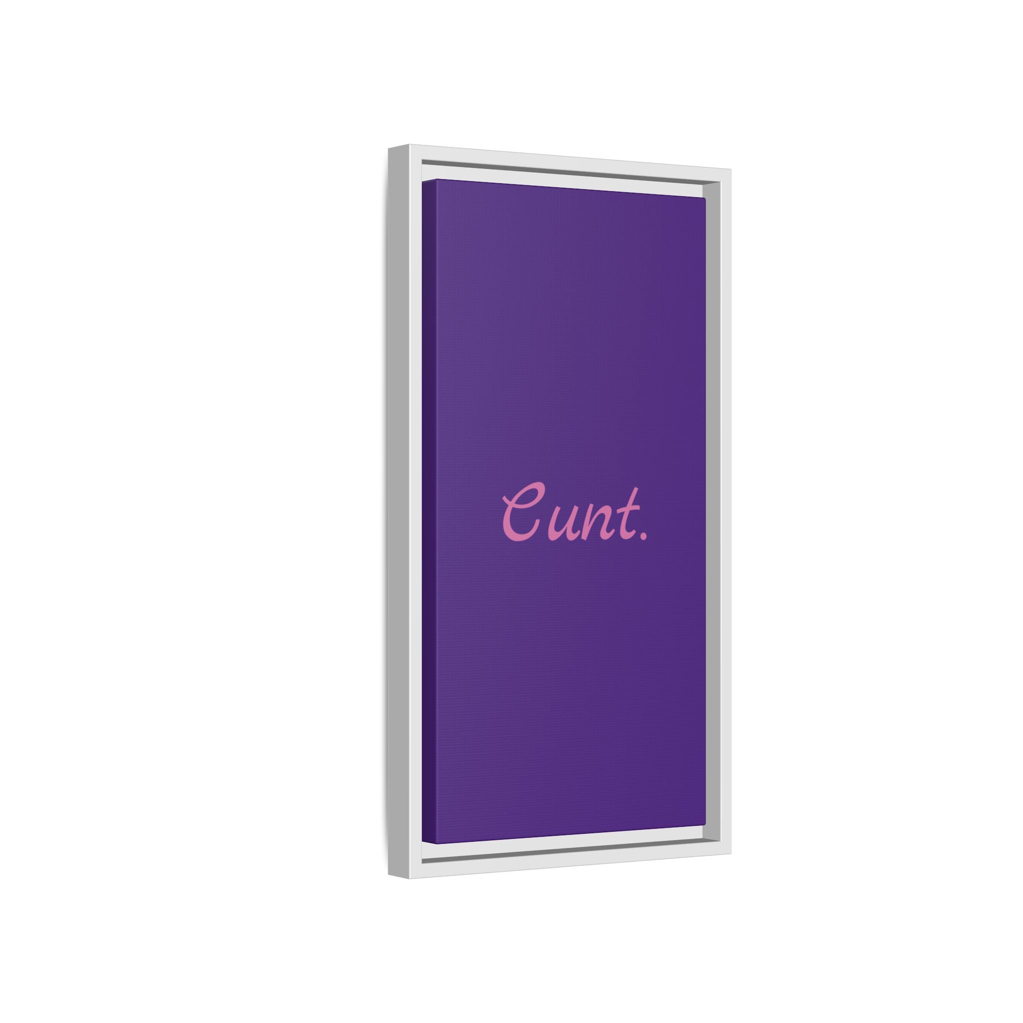 Matte Canvas, Framed (Multi-color)