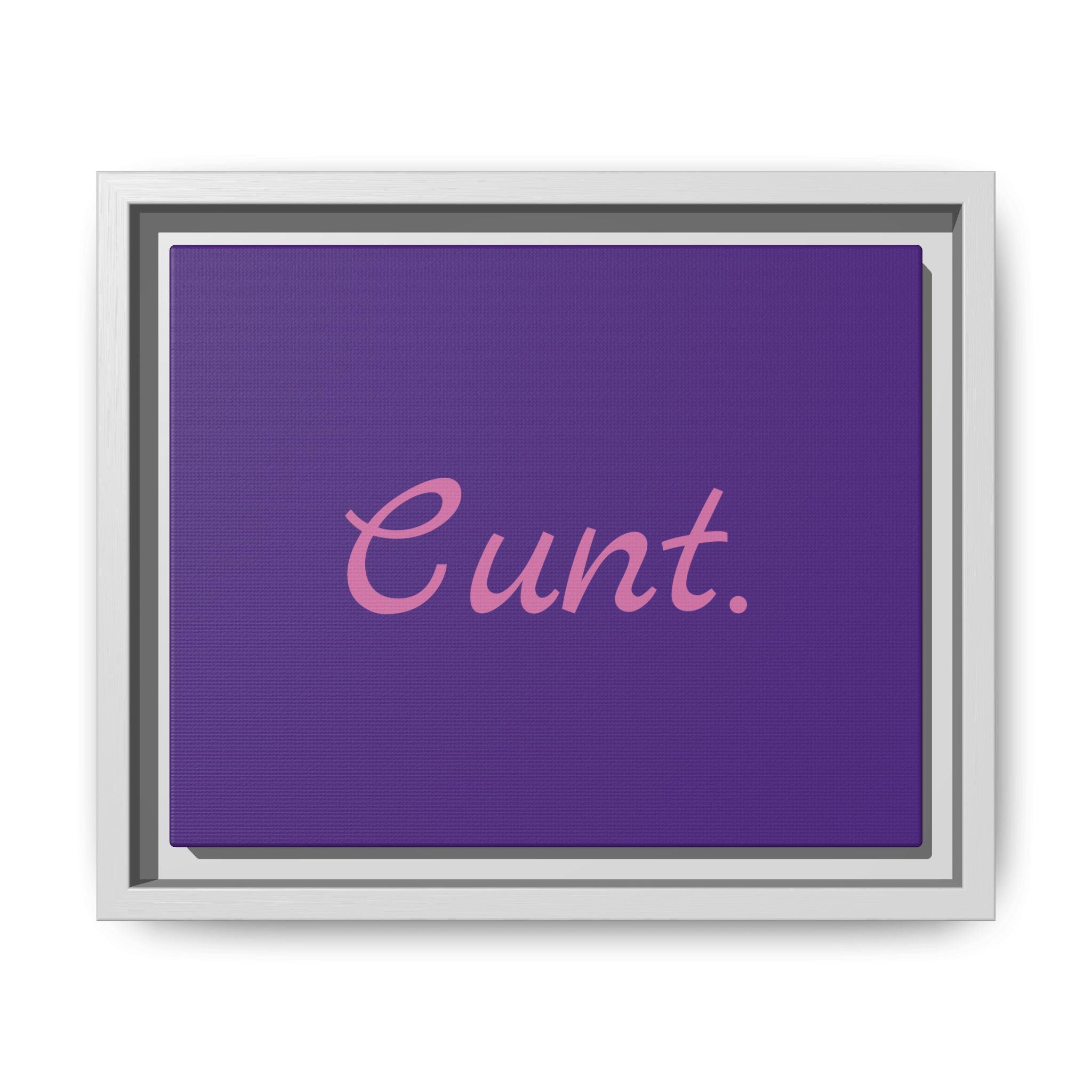 Matte Canvas, Framed (Multi-color)
