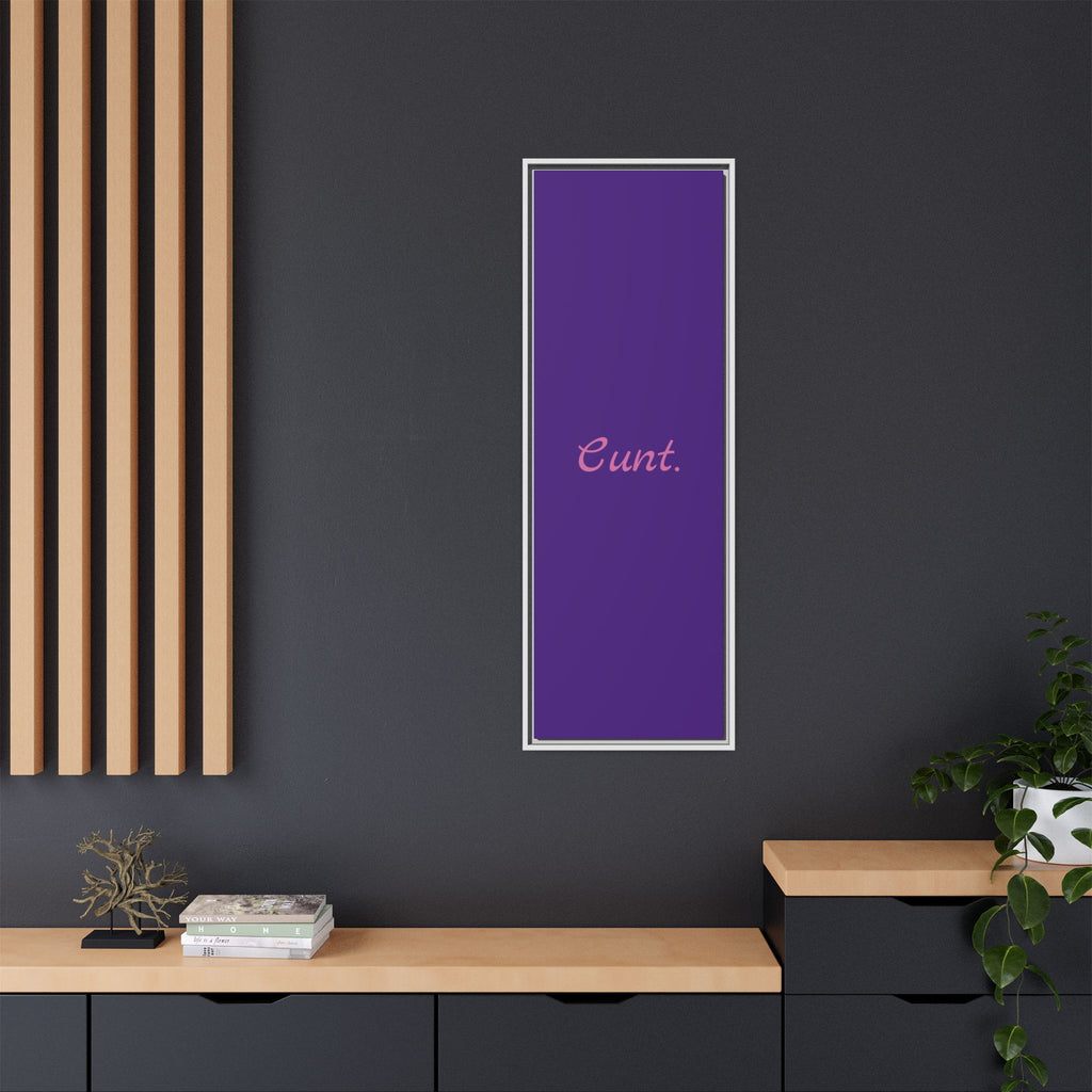 Matte Canvas, Framed (Multi-color)