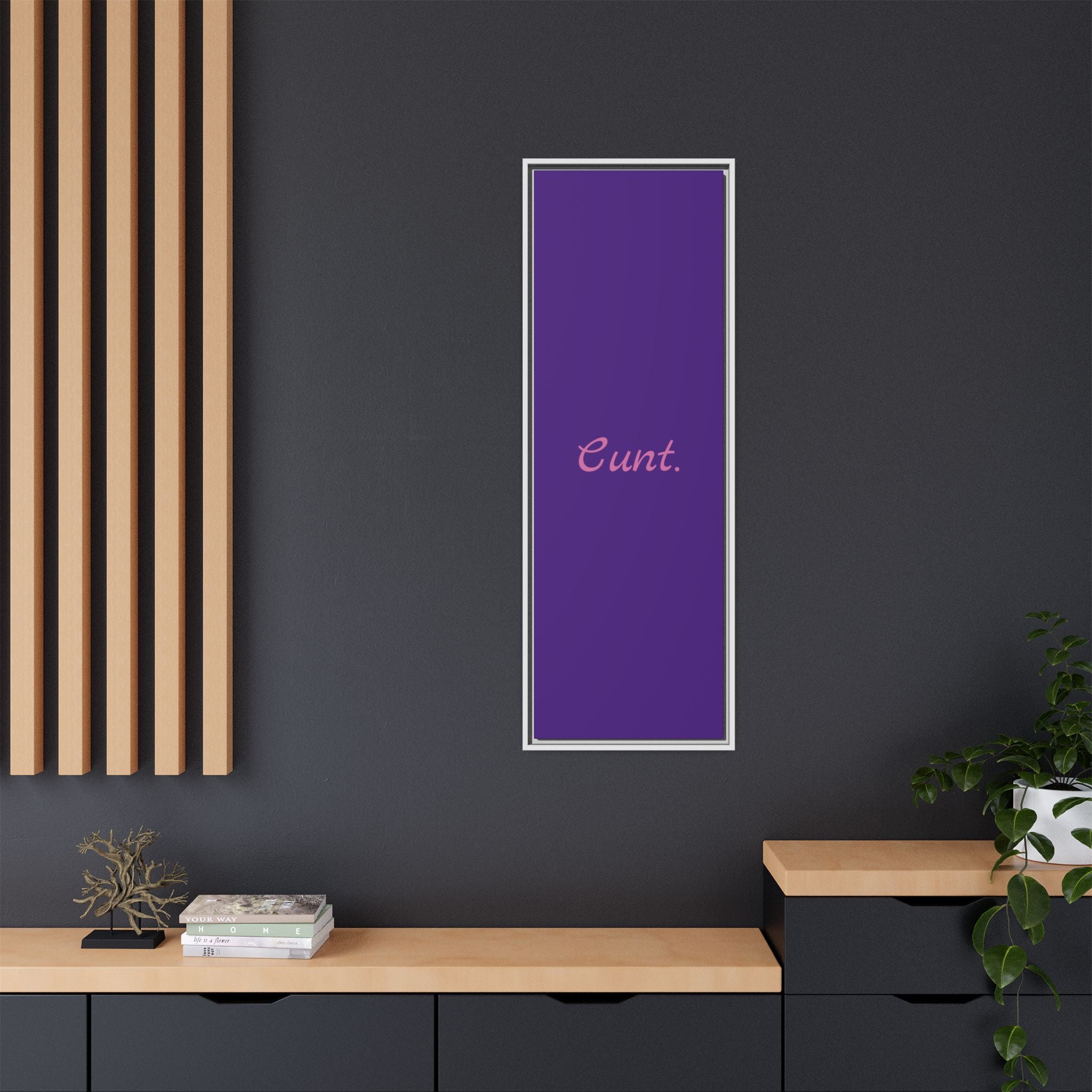 Matte Canvas, Framed (Multi-color)