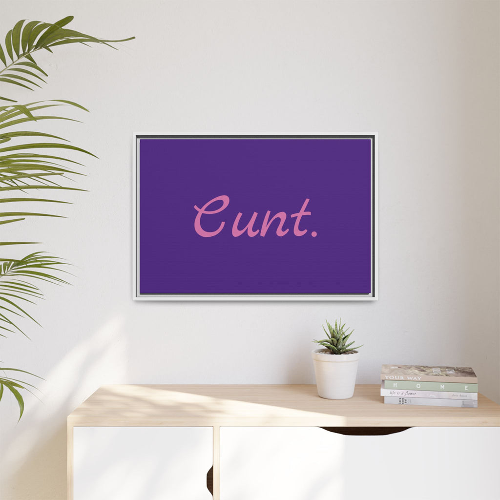 Matte Canvas, Framed (Multi-color)
