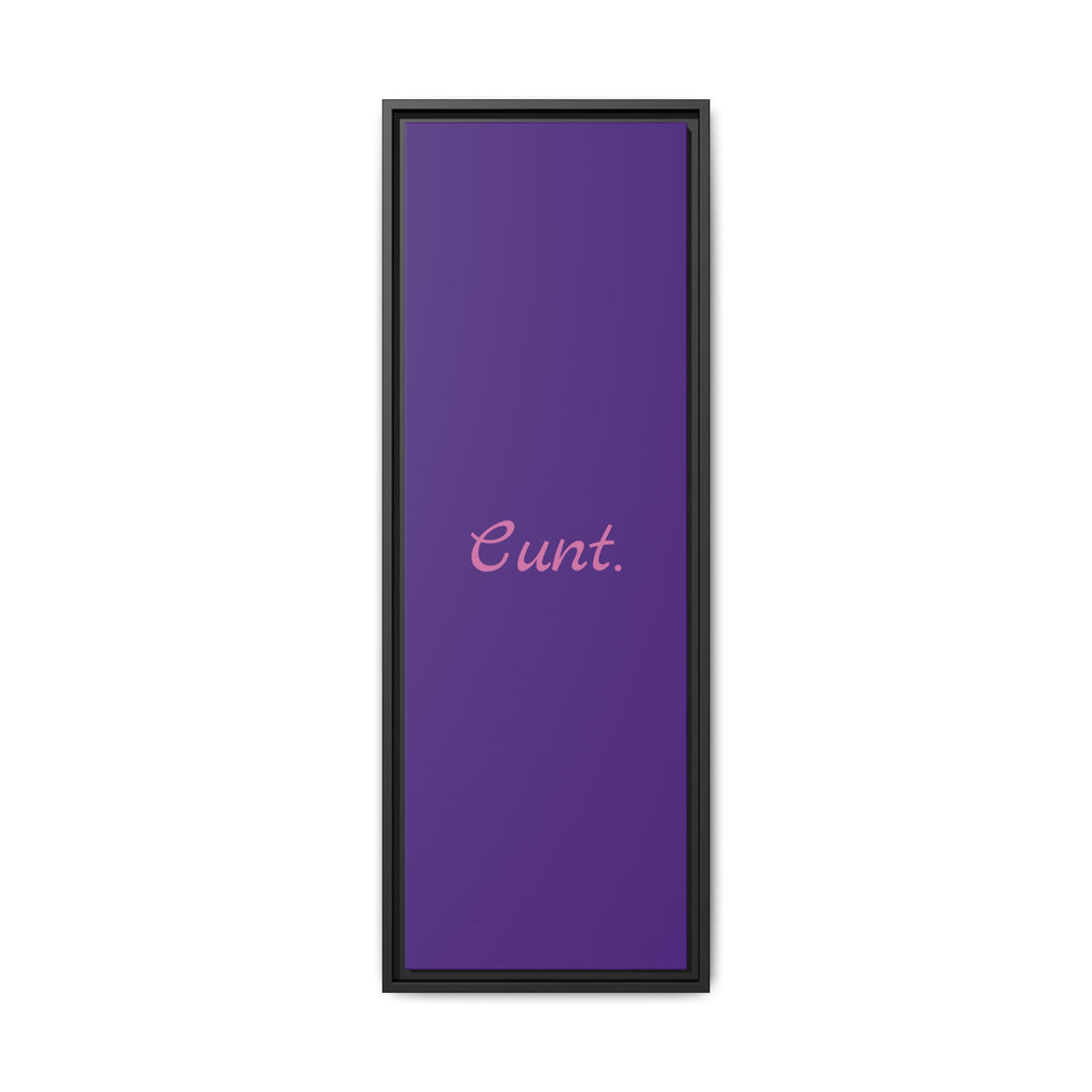 Matte Canvas, Framed (Multi-color)