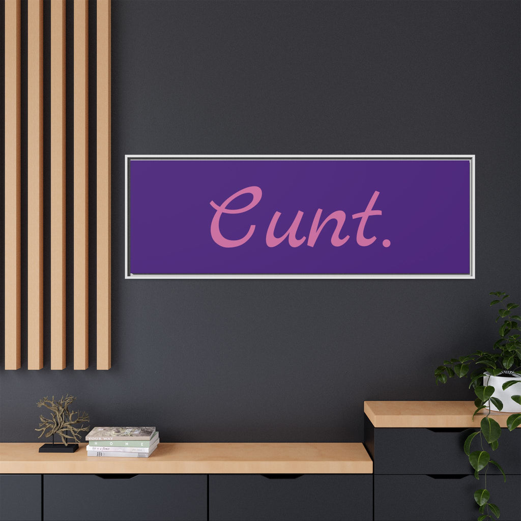 Matte Canvas, Framed (Multi-color)