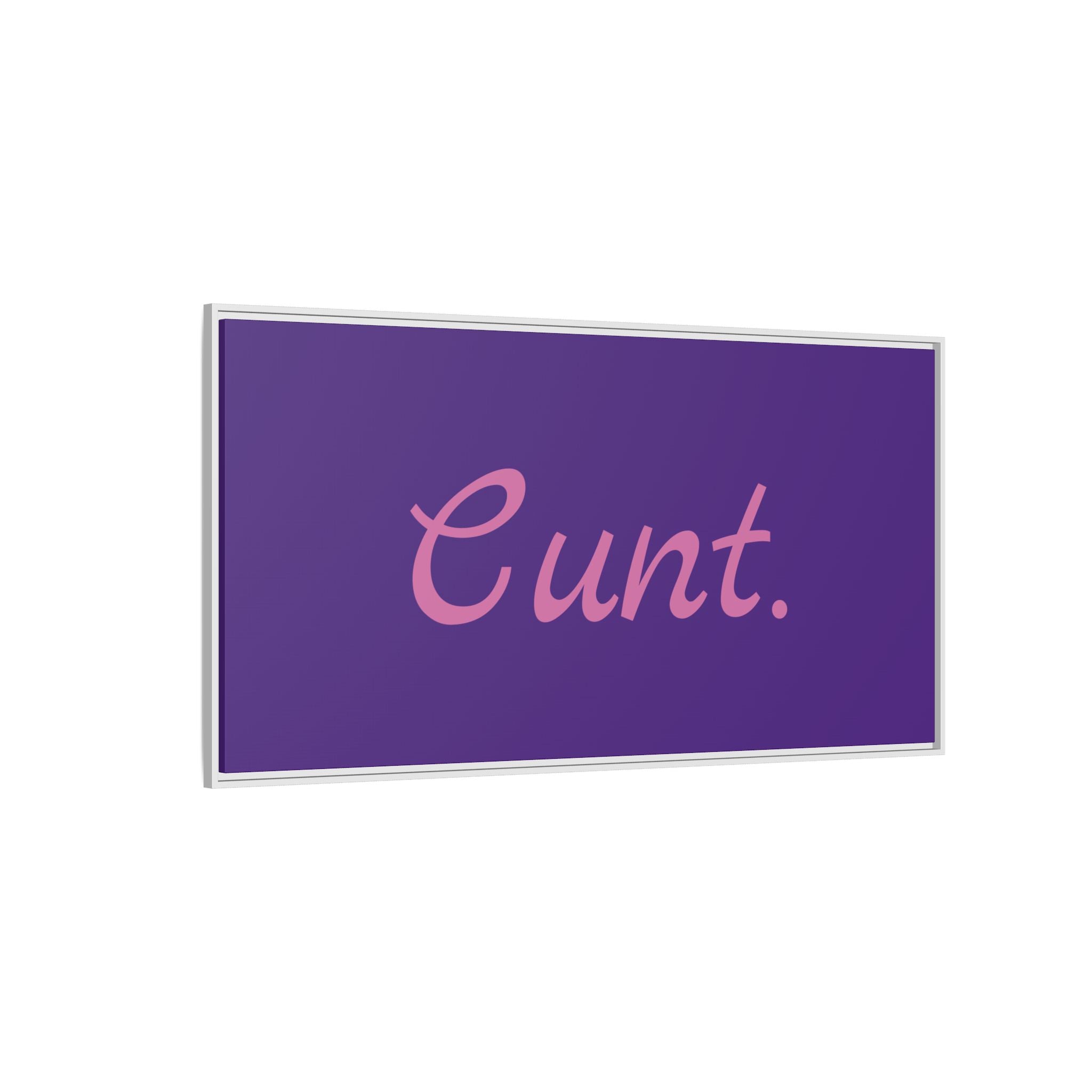 Matte Canvas, Framed (Multi-color)
