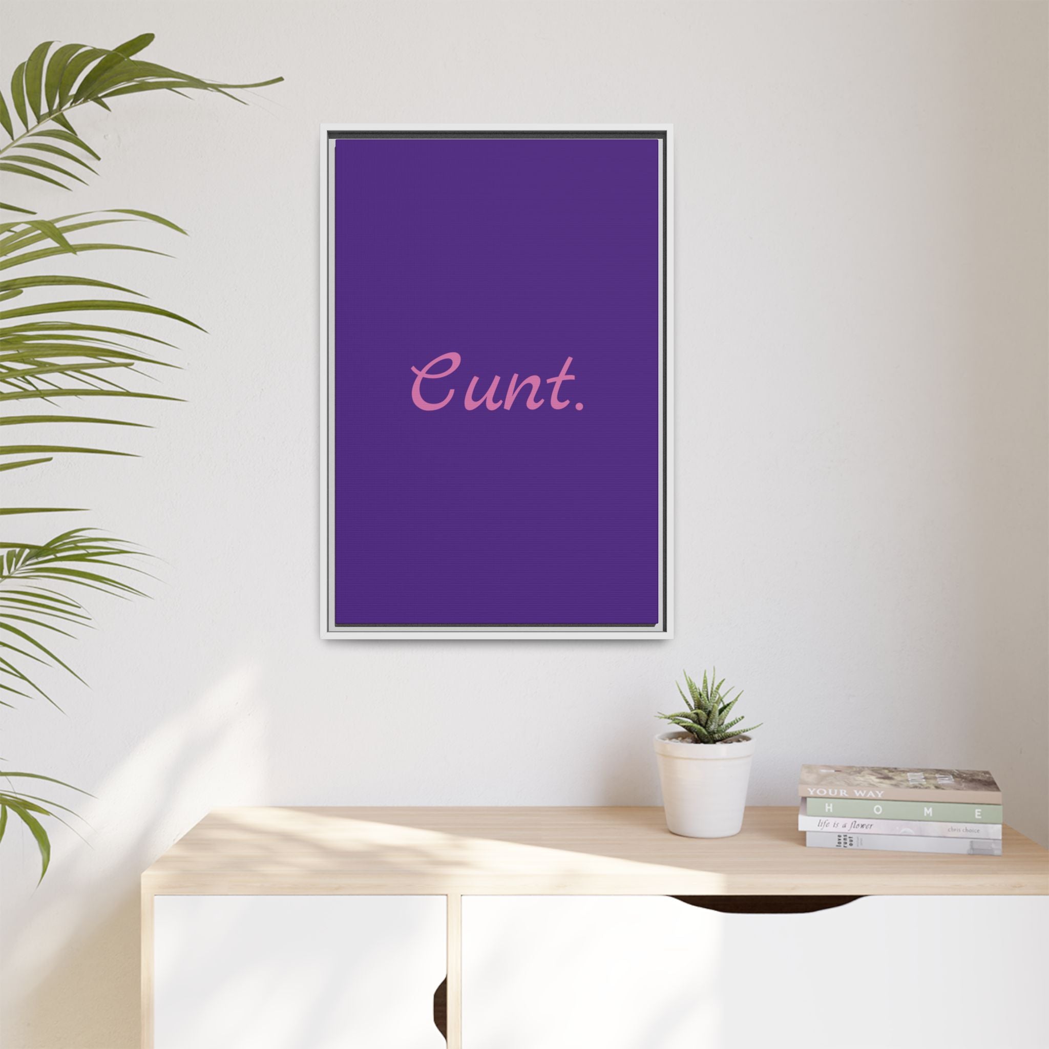 Matte Canvas, Framed (Multi-color)