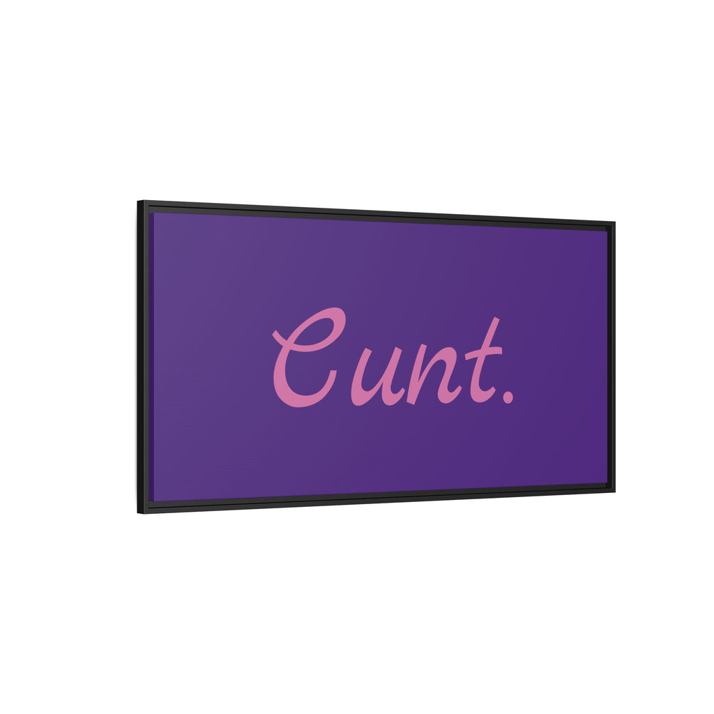 Matte Canvas, Framed (Multi-color)