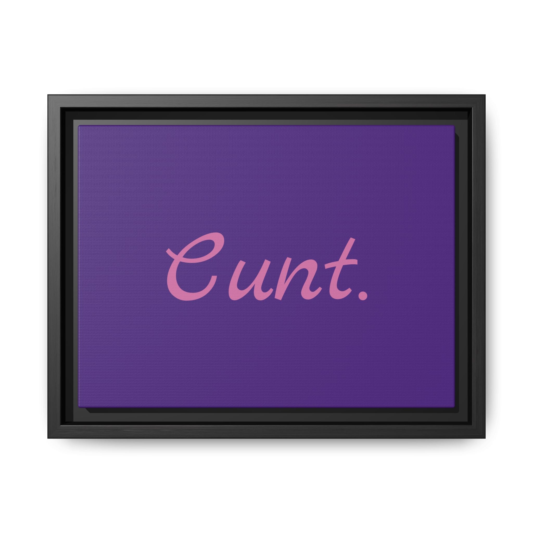 Matte Canvas, Framed (Multi-color)