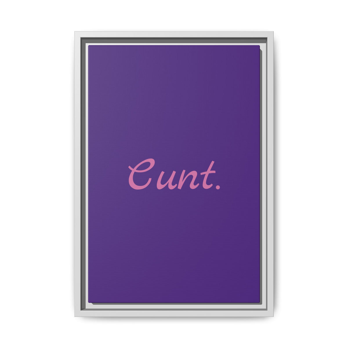Matte Canvas, Framed (Multi-color)