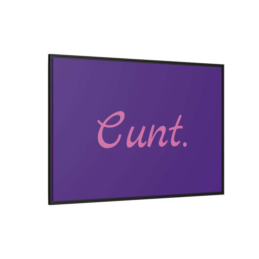 Matte Canvas, Framed (Multi-color)