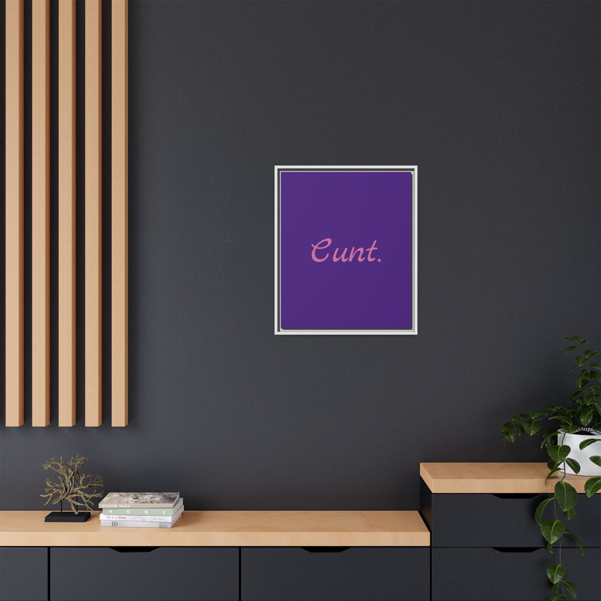 Matte Canvas, Framed (Multi-color)