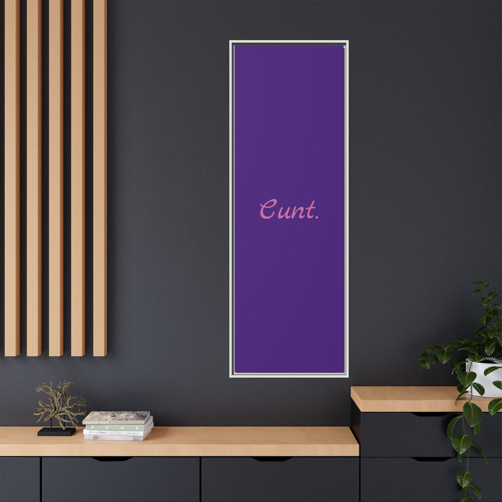 Matte Canvas, Framed (Multi-color)
