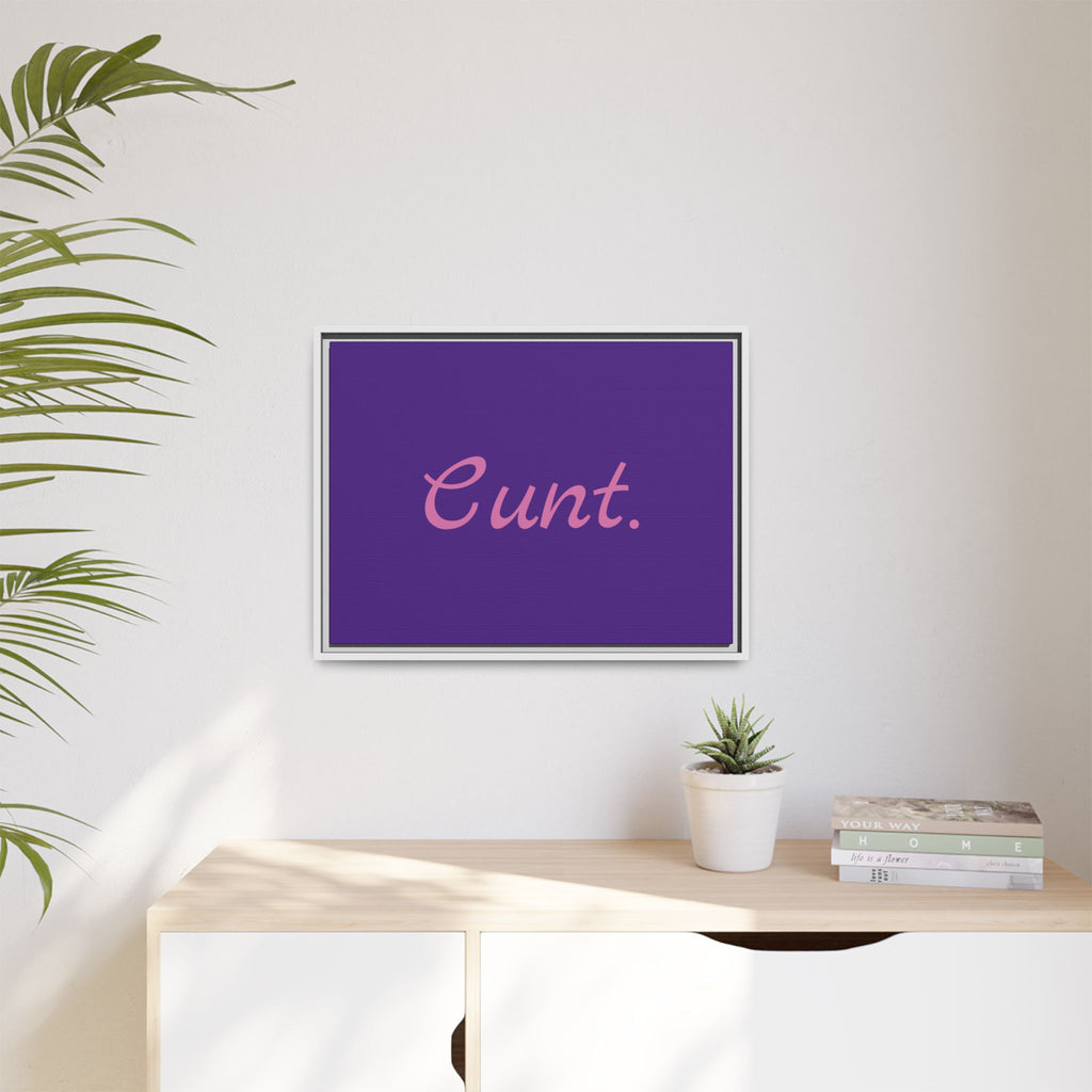 Matte Canvas, Framed (Multi-color)