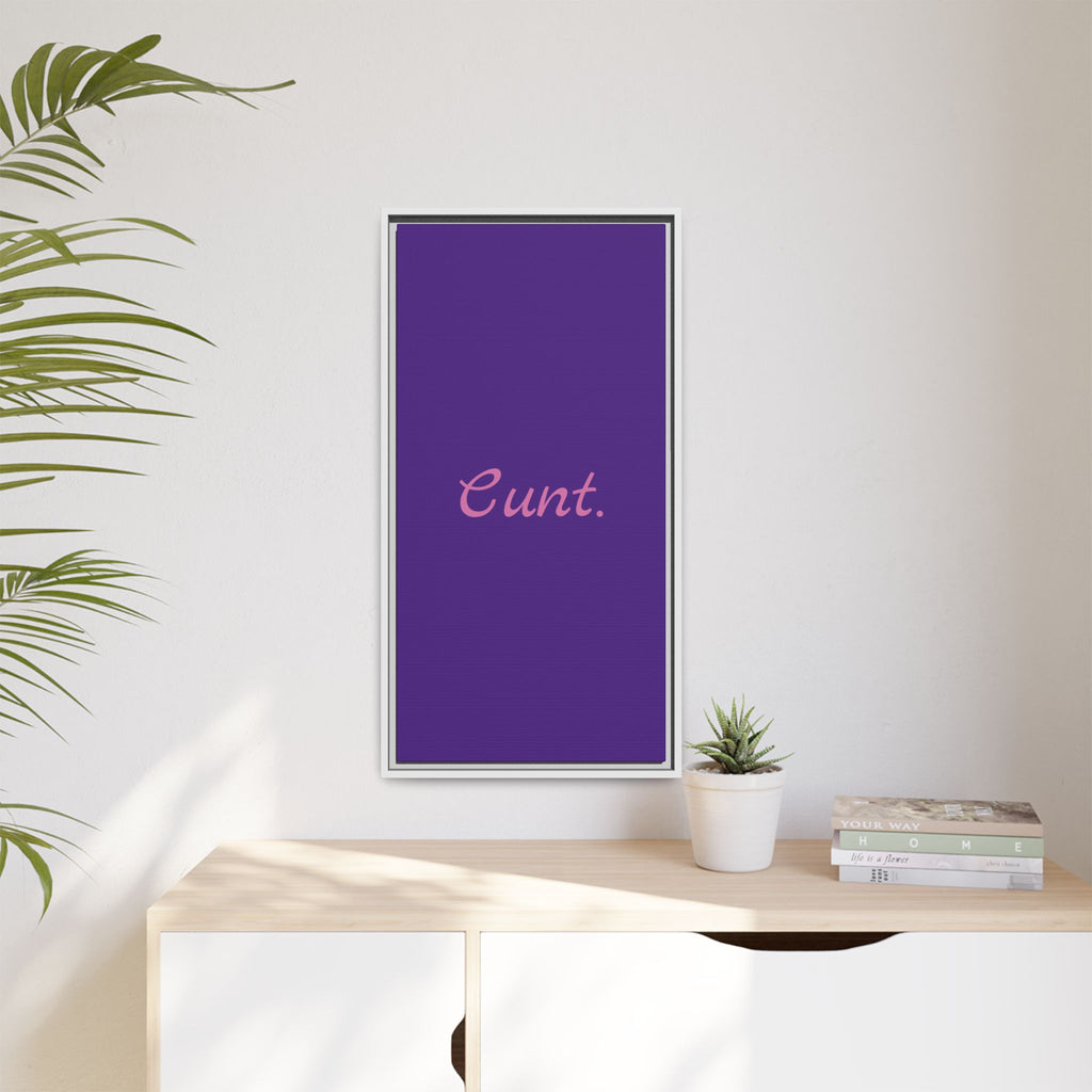 Matte Canvas, Framed (Multi-color)