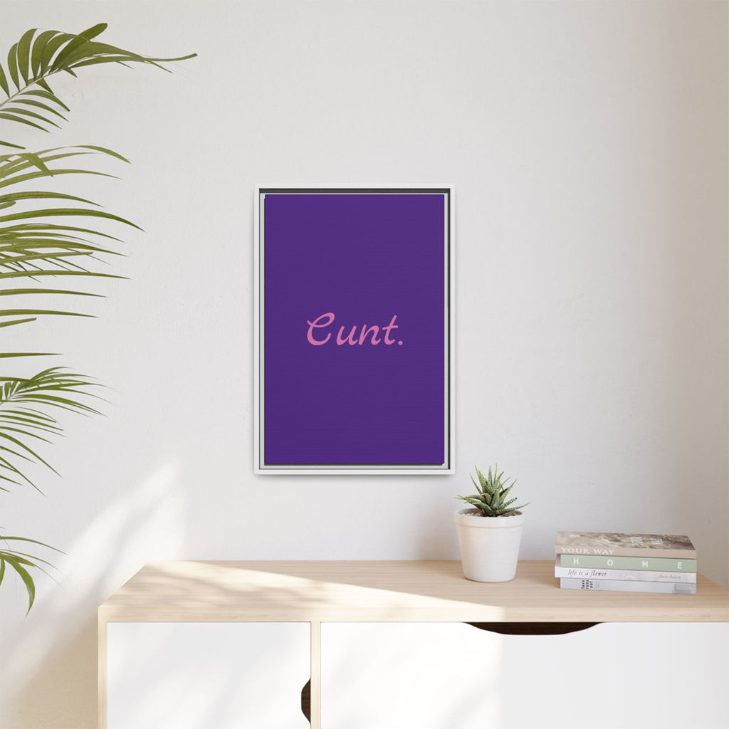 Matte Canvas, Framed (Multi-color)