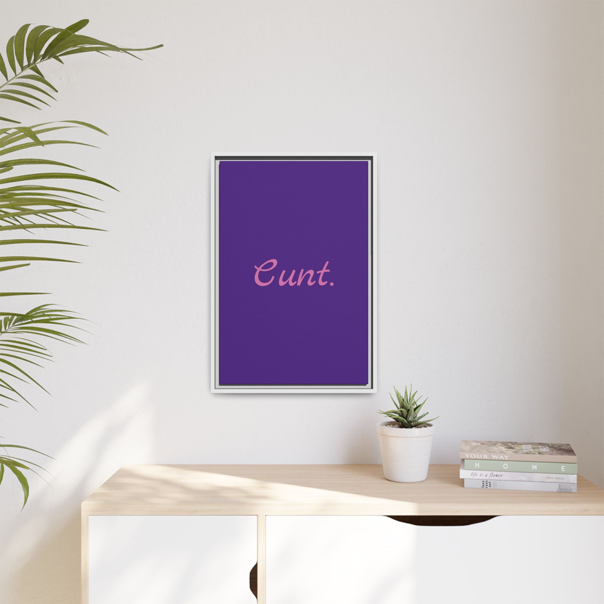 Matte Canvas, Framed (Multi-color)