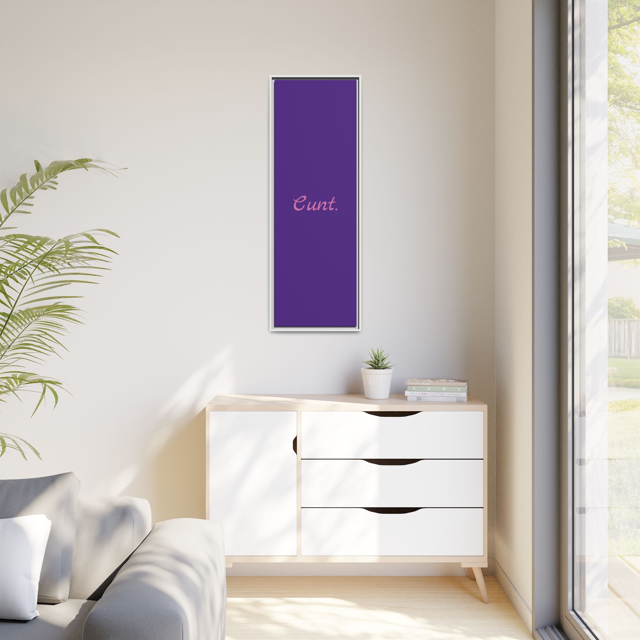 Matte Canvas, Framed (Multi-color)