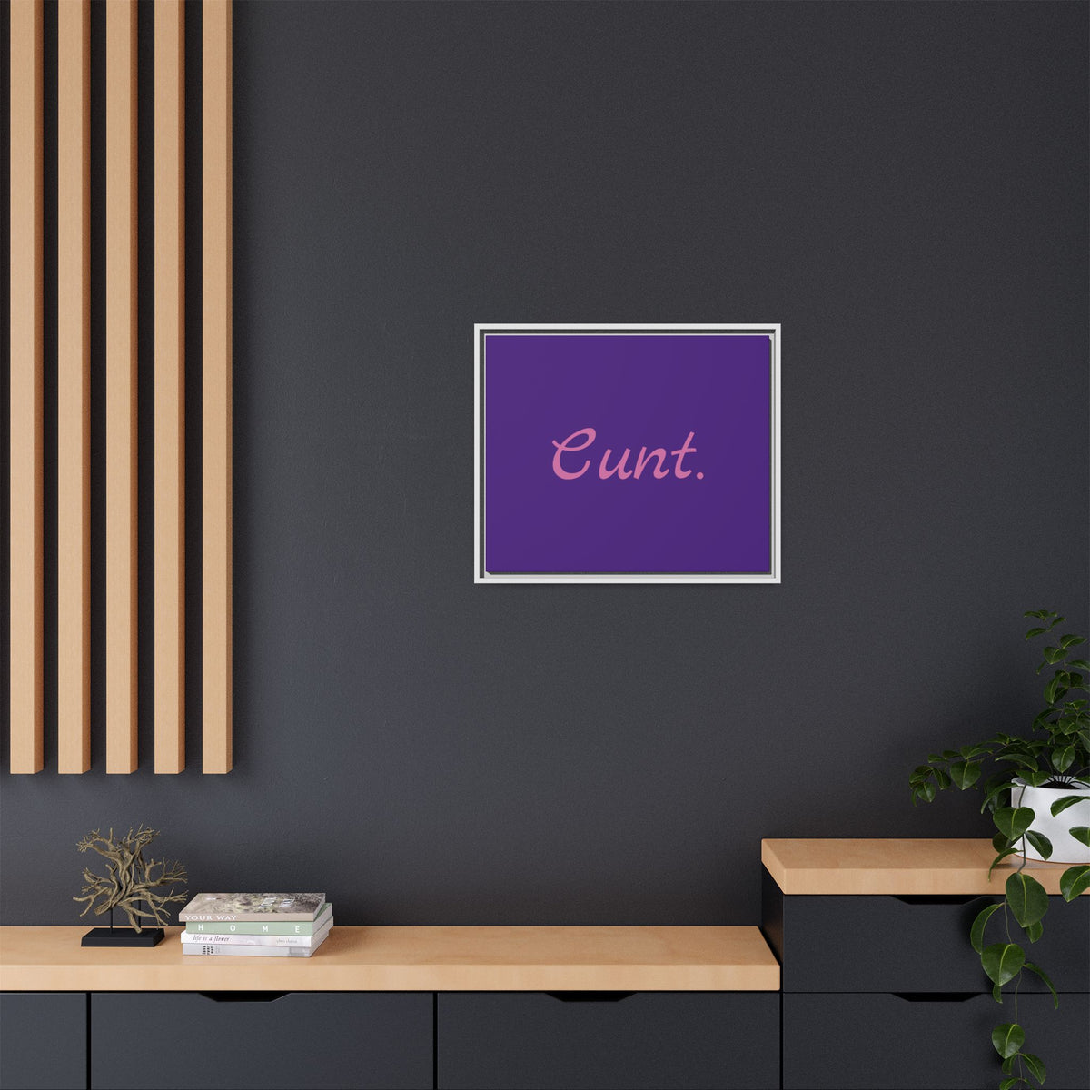 Matte Canvas, Framed (Multi-color)