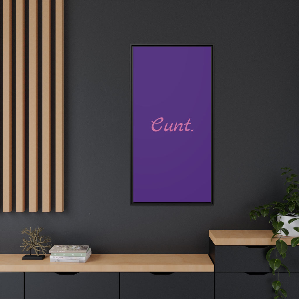 Matte Canvas, Framed (Multi-color)
