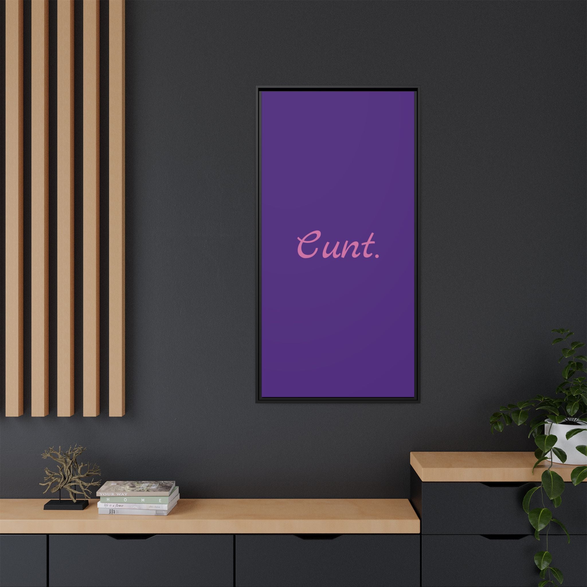 Matte Canvas, Framed (Multi-color)