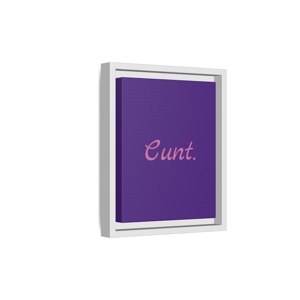 Matte Canvas, Framed (Multi-color)