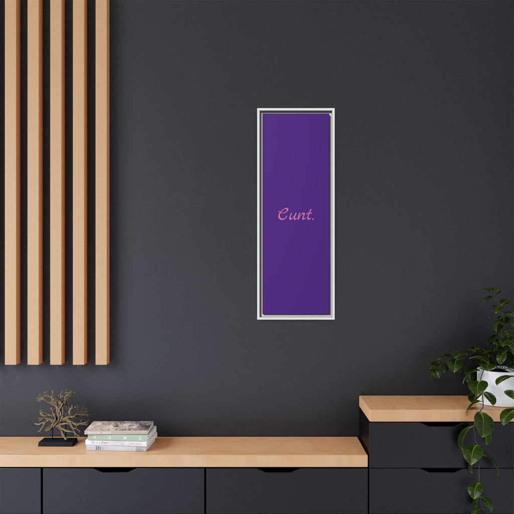 Matte Canvas, Framed (Multi-color)