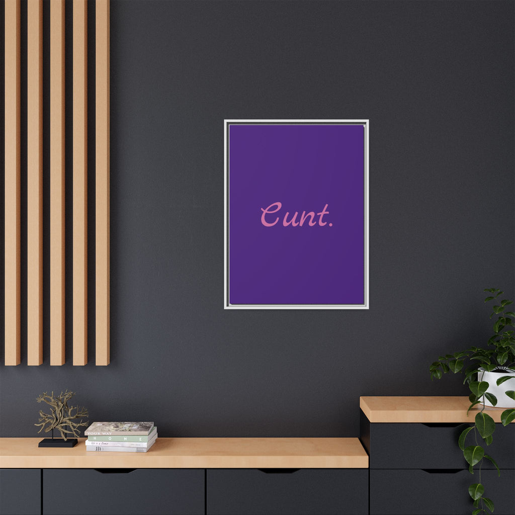 Matte Canvas, Framed (Multi-color)
