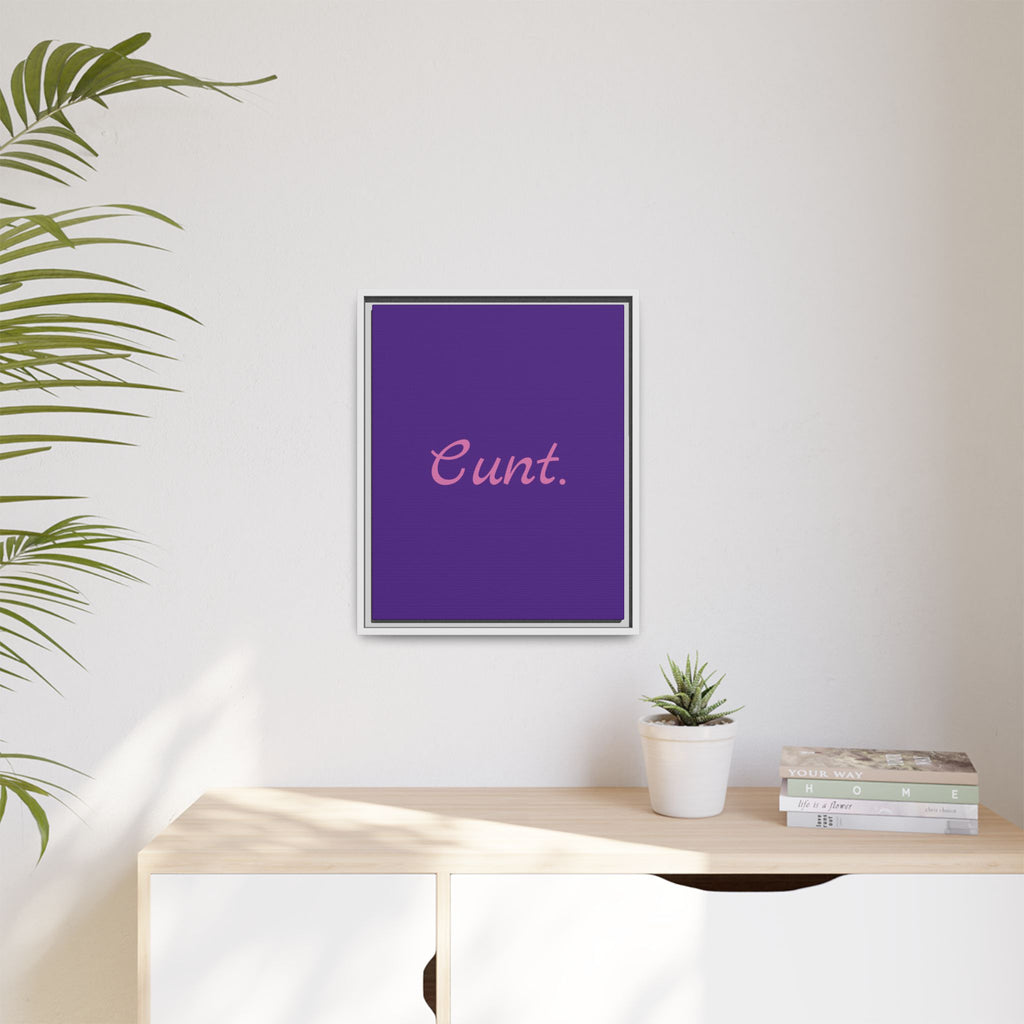 Matte Canvas, Framed (Multi-color)
