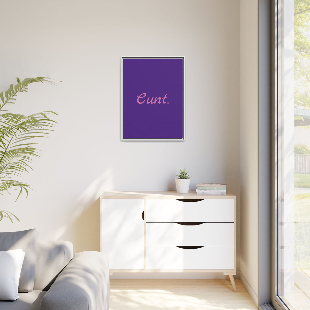 Matte Canvas, Framed (Multi-color)