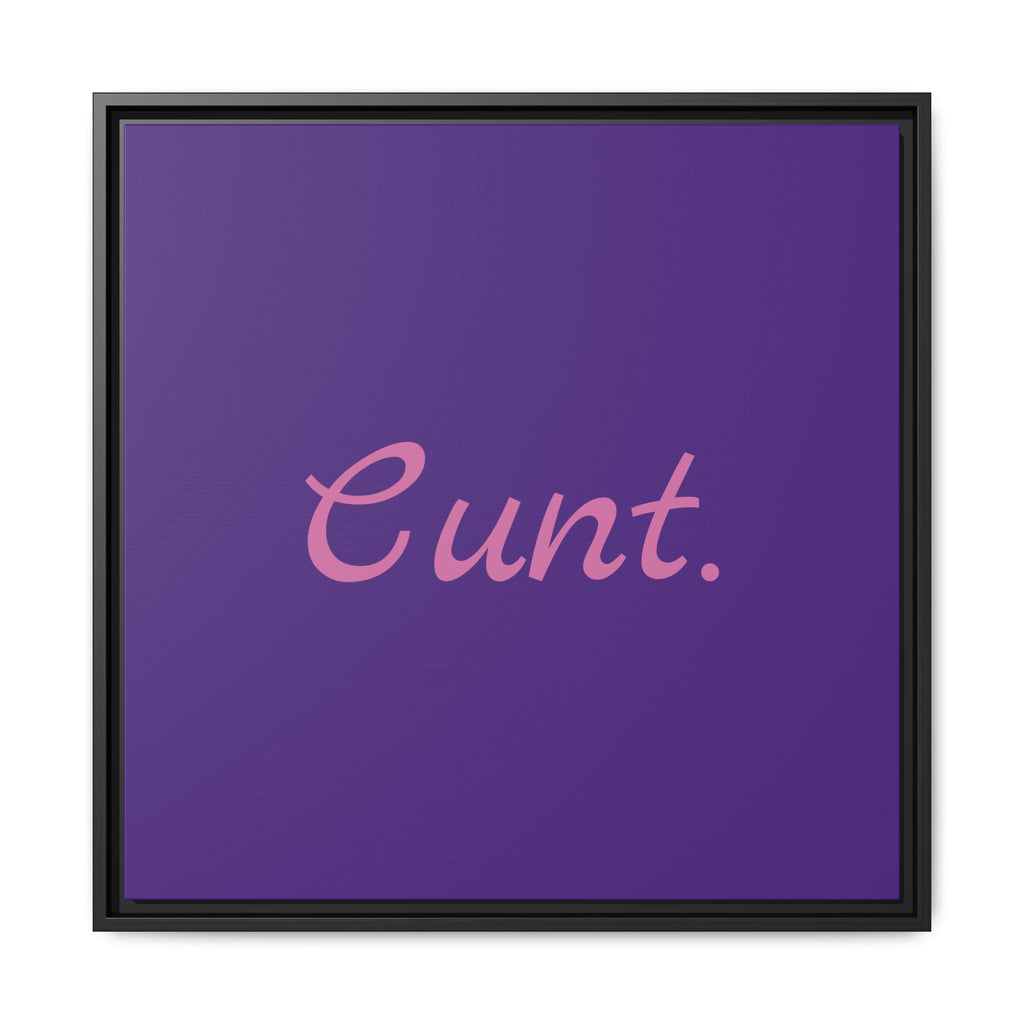 Matte Canvas, Framed (Multi-color)
