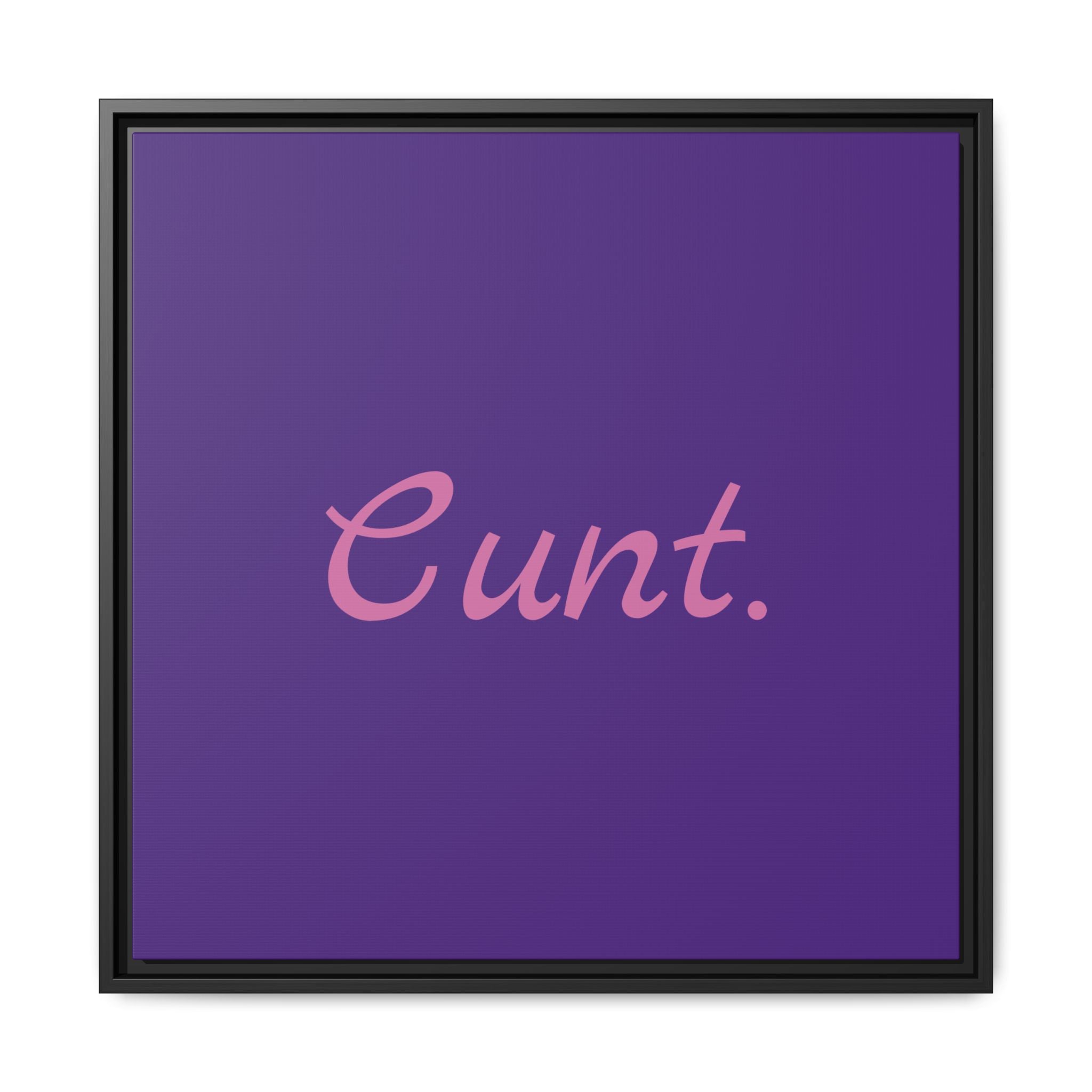 Matte Canvas, Framed (Multi-color)