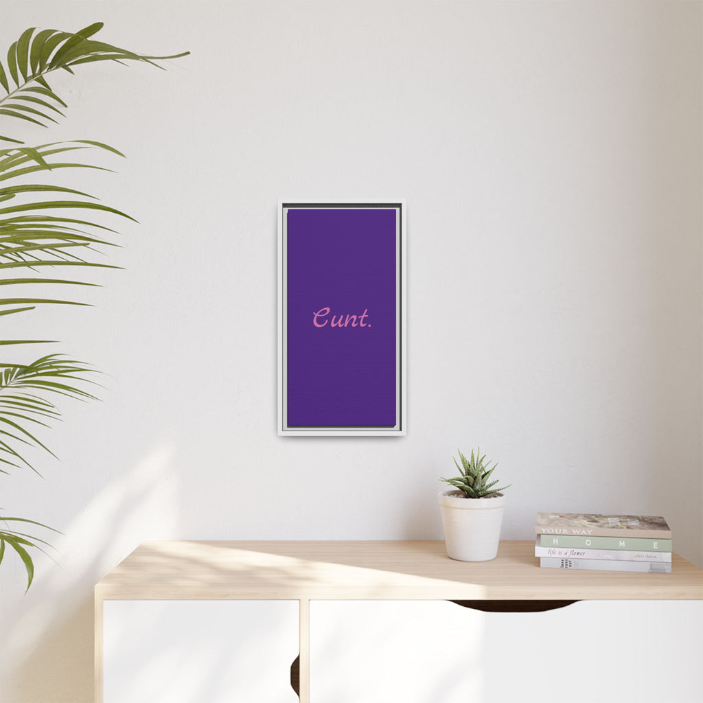 Matte Canvas, Framed (Multi-color)
