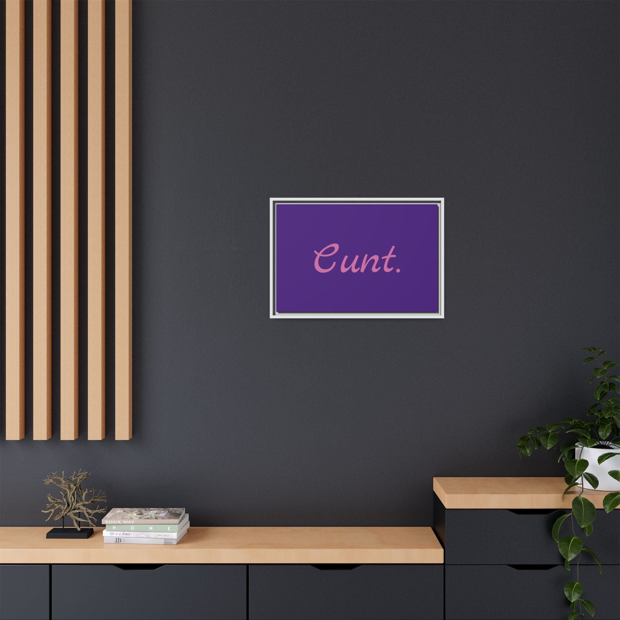 Matte Canvas, Framed (Multi-color)