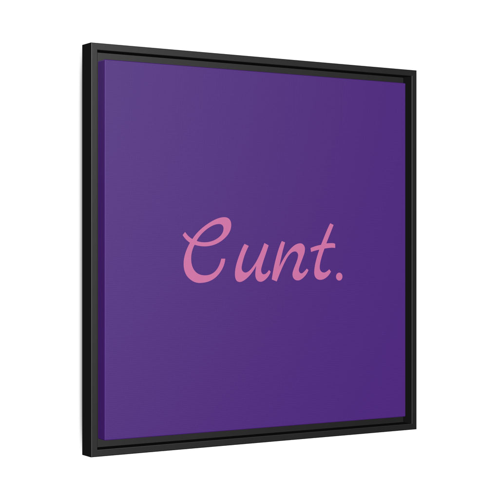 Matte Canvas, Framed (Multi-color)