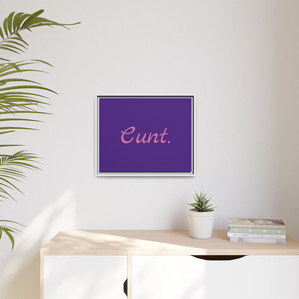 Matte Canvas, Framed (Multi-color)