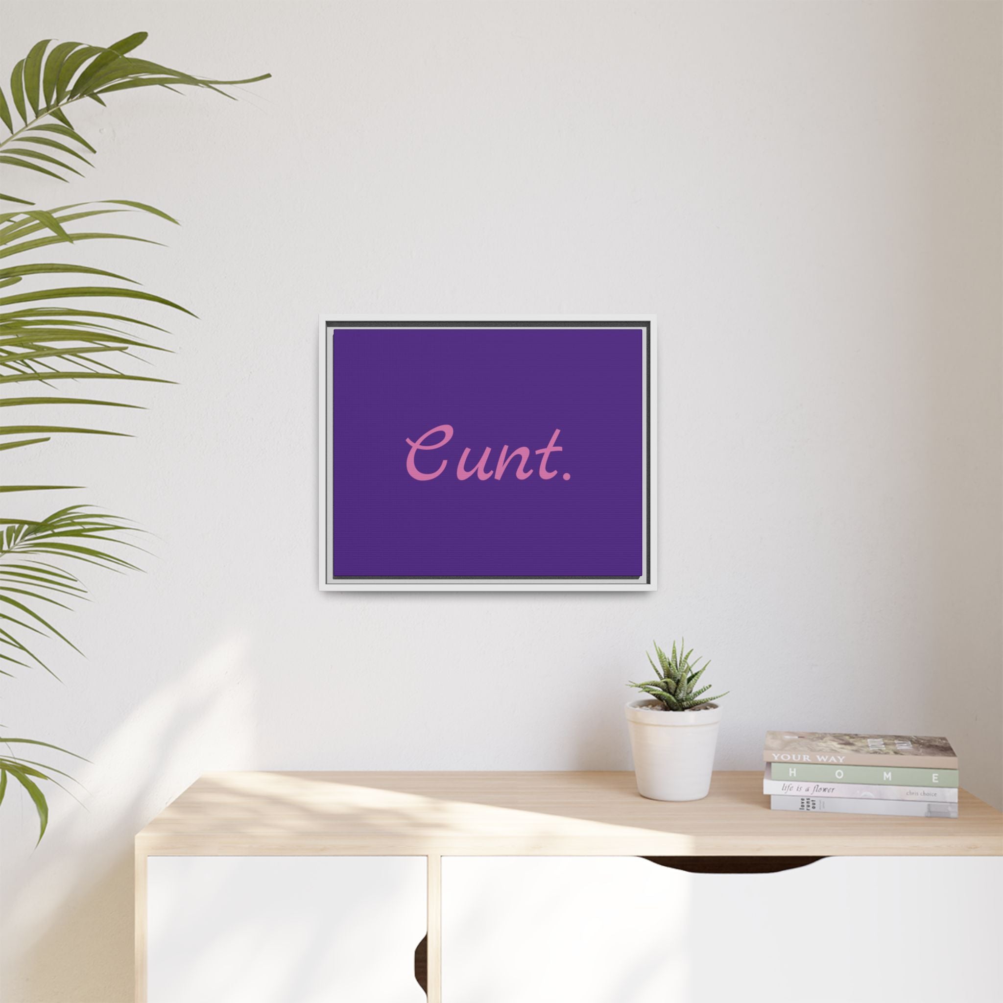 Matte Canvas, Framed (Multi-color)