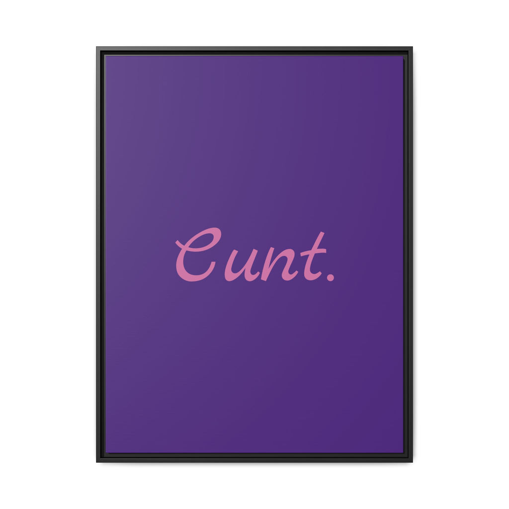 Matte Canvas, Framed (Multi-color)