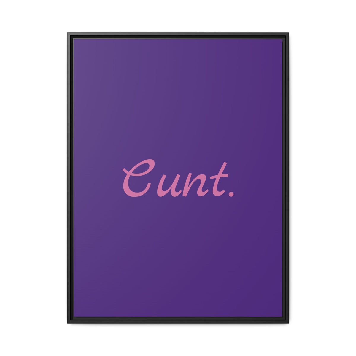 Matte Canvas, Framed (Multi-color)