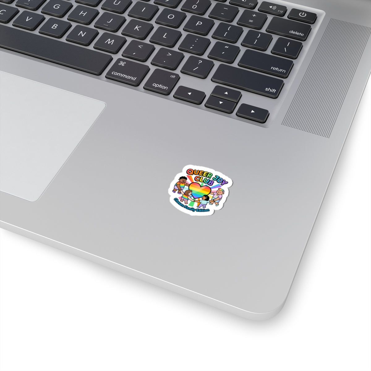 Queer Joy Club Sticker | LGBTQ+ Pride, Pastel Rainbow, Inclusive